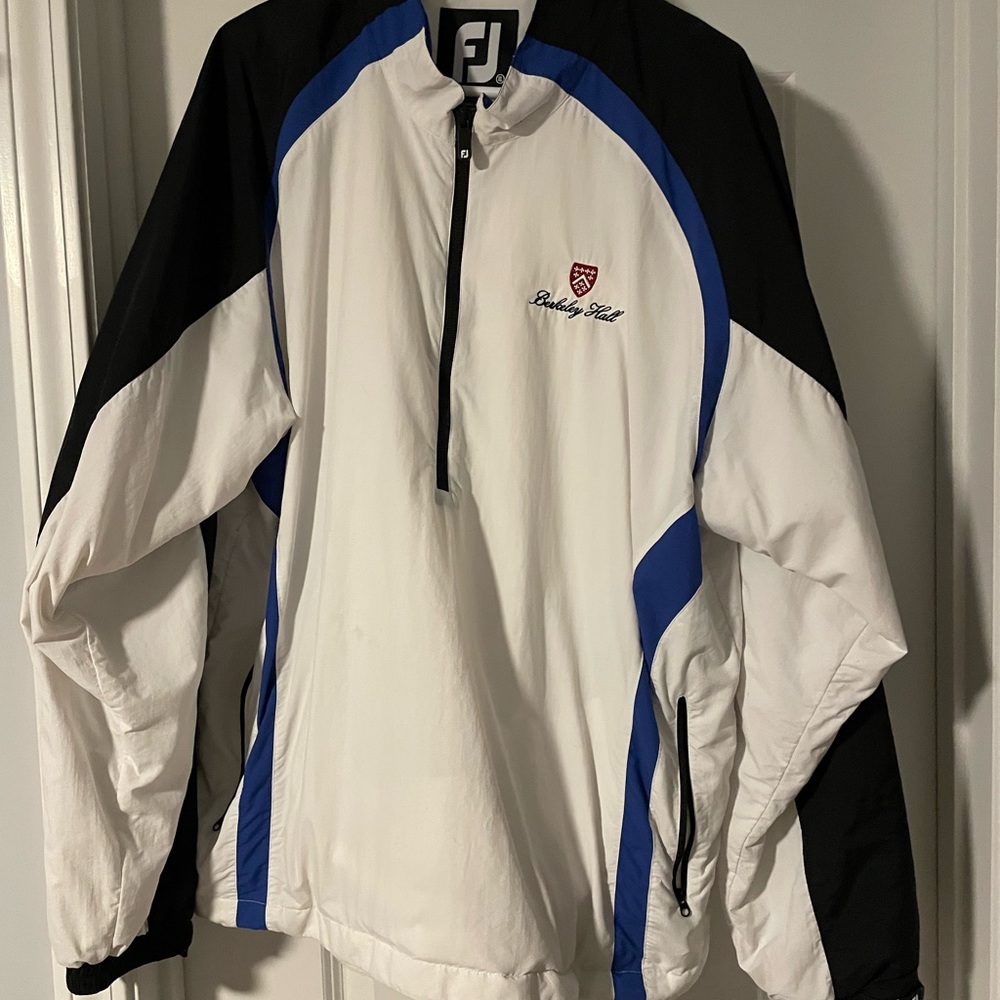 Footjoy pullover half zip windbreaker